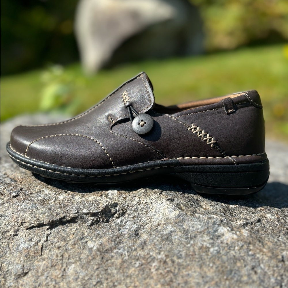 Rockport brown leather walking shoes